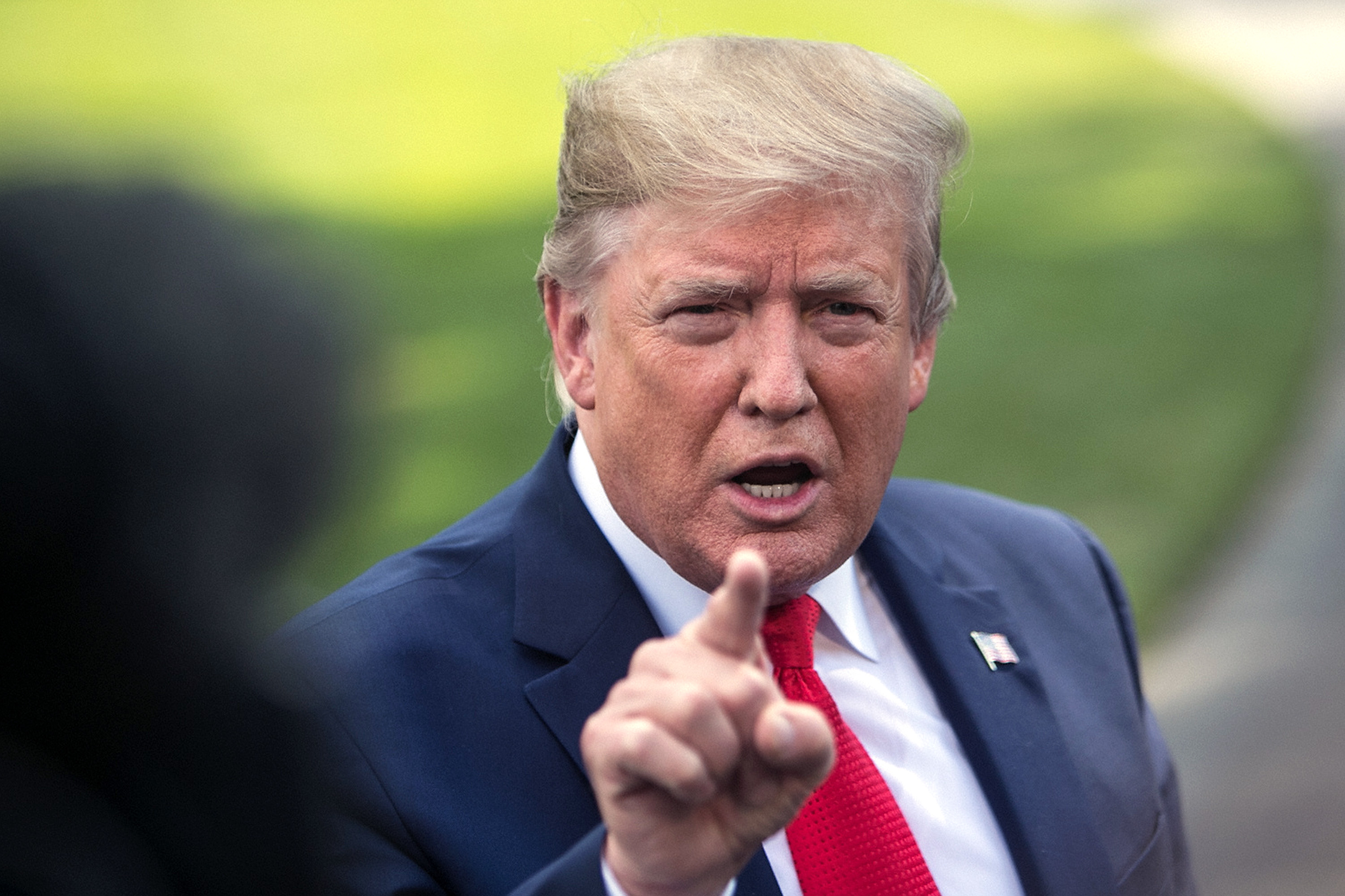 President Donald Trump Departs White House For Fundraising Event